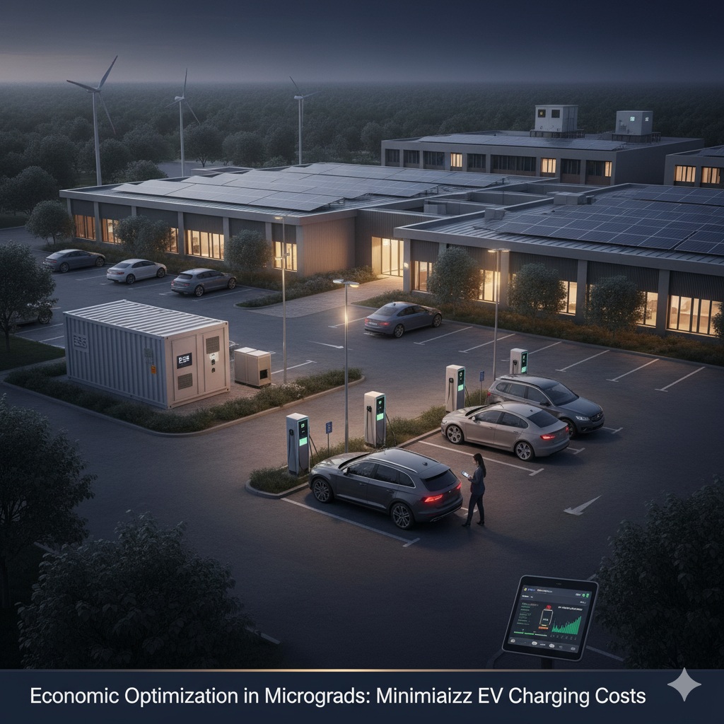 Mikro Şebekelerde Ekonomik Optimizasyon: Elektrikli Araç Şarj Maliyetlerini En Aza İndirme Sanatı