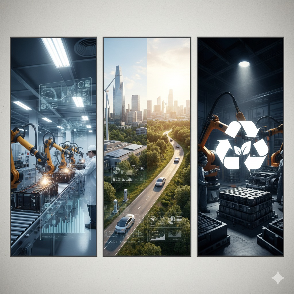 Bir Elektrikli Aracın Yaşam Döngüsü Analizi